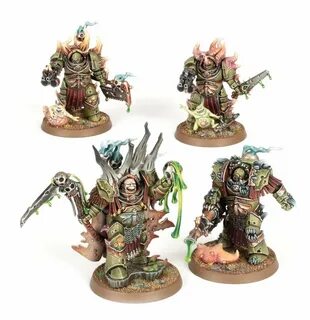 Death Guard Easy to Build Lord Felthius /& Tainted Cohort Warhammer 40k...