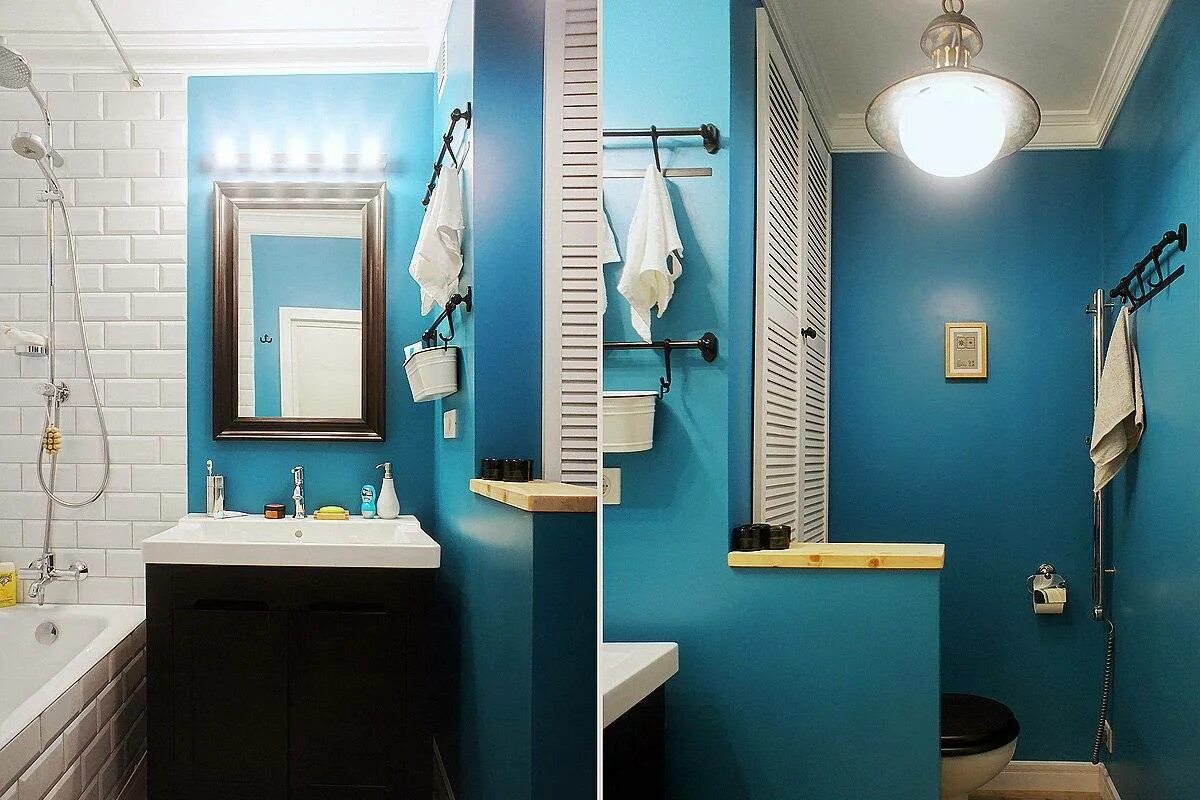 Стены в ванной. Покрашенная ванная комната. Ванная плитка и краска. Ванная комната покрашенная краской. Крашенные стены в ванной.