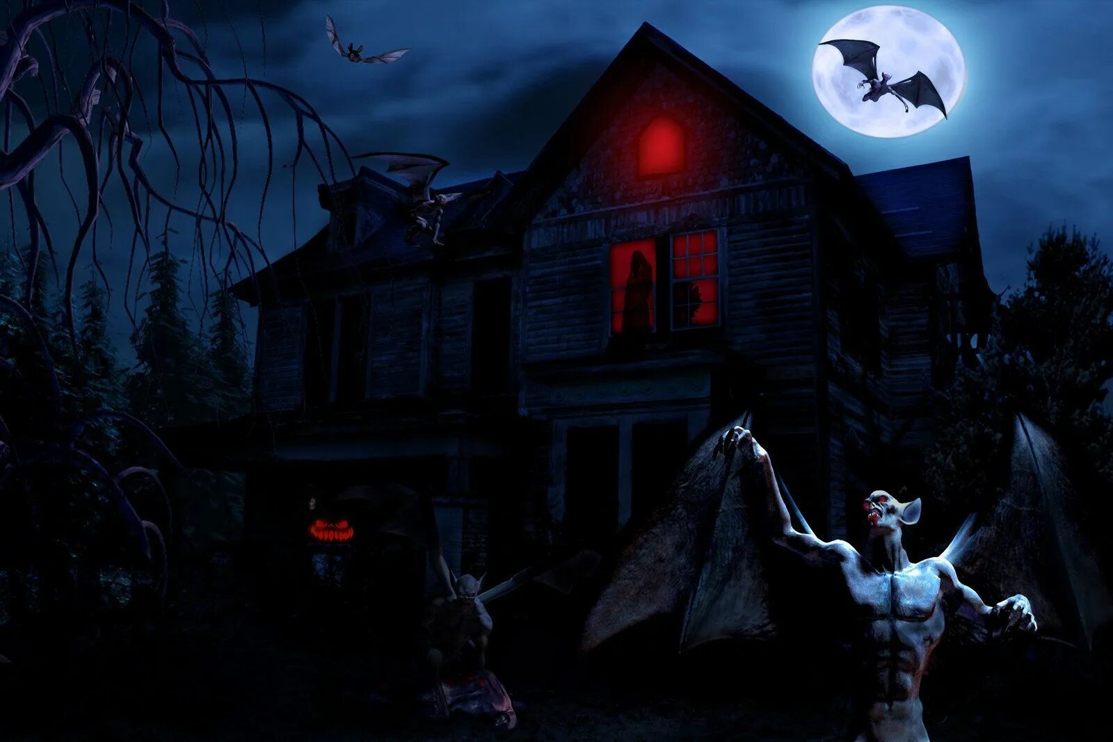 Scary night horror