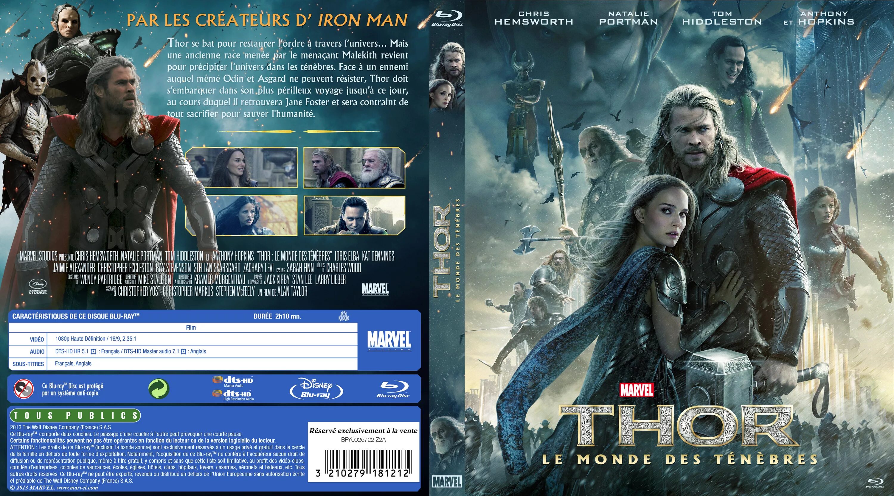 Thor 2011 DVD Cover. Магическая битва 2 блю рей