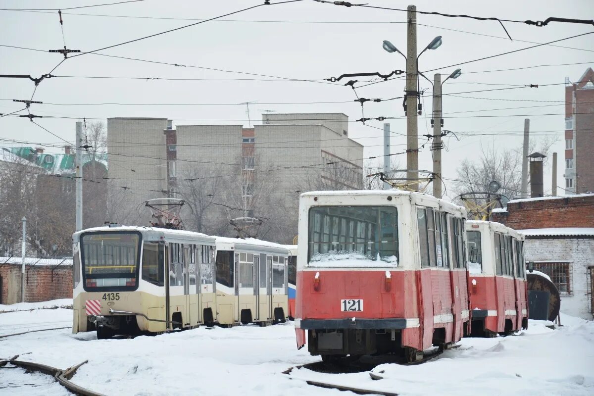 Трамвайное депо омск