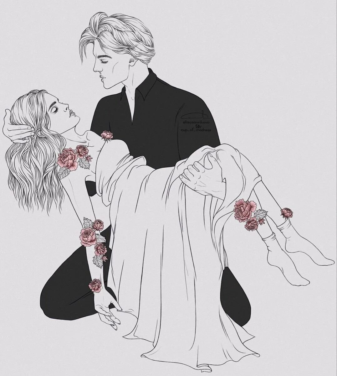 Т и и малфой 18. Ханахаки гермиона грейнджер. amor deliria nervosa драмиона. драмиона драко ханахаки. малфой и гермиона арт.