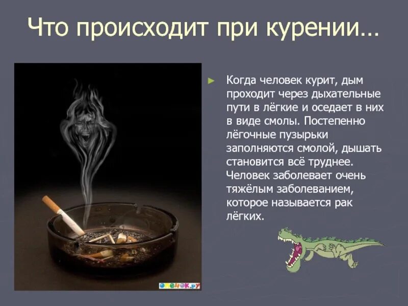 Куда девается дым