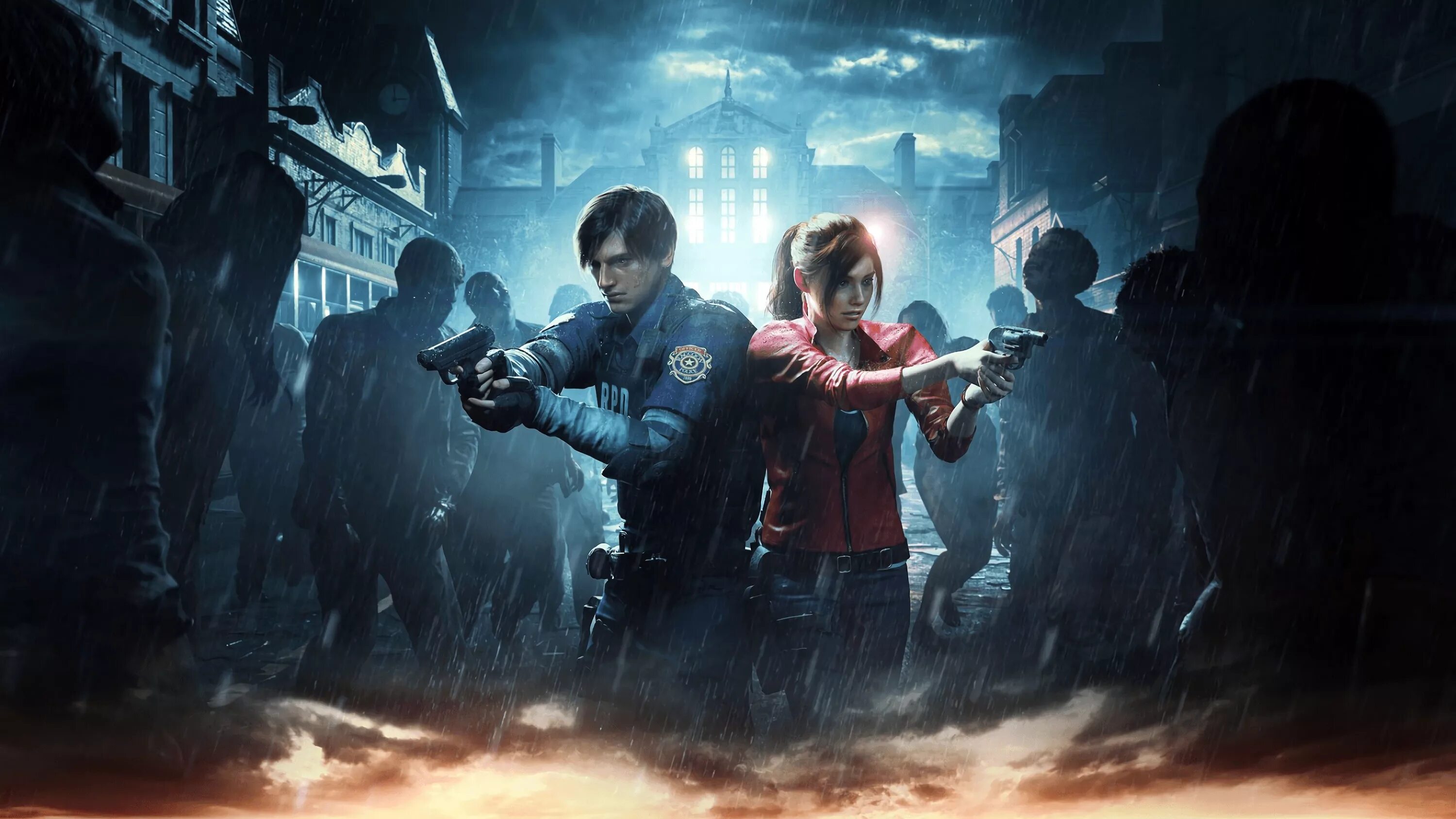 Обои 1080 2. Резидент ивел 2 ремейк. Обитель зла 2 игра. Resident Evil 2 2019. Resident Evil 2 Remake Раккун Сити.