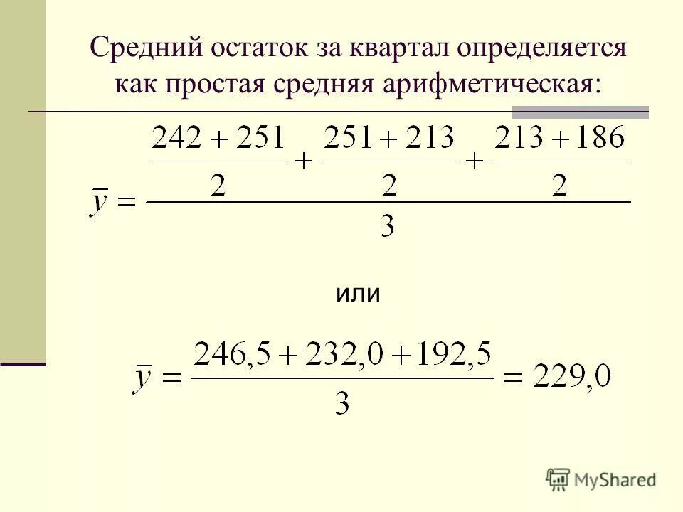 Числовое значение индекса. Числовое значение индекса