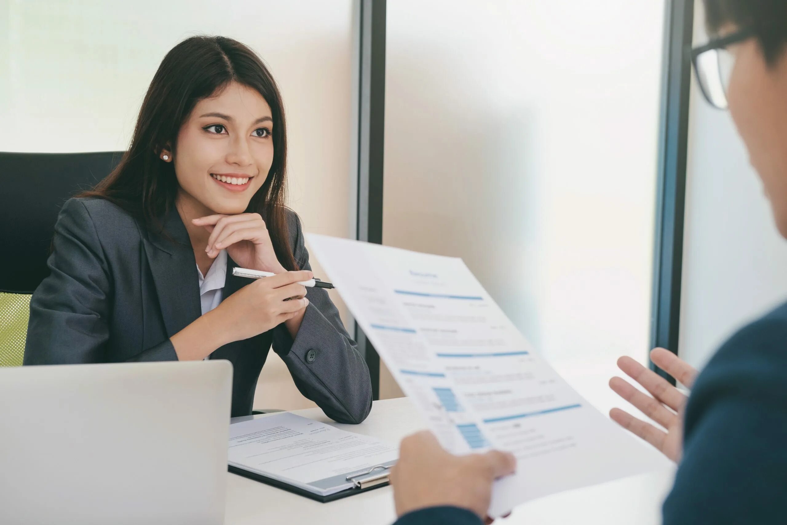 Interview applying for a job