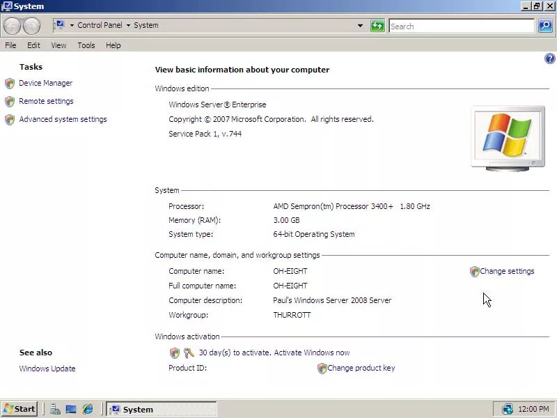 Виндовс бит net. System product name компьютер. компьютер сервер на виндовс. windows server 2008 виртуальная клавиатура. мой компьютер панель управления майкрософт 2007.