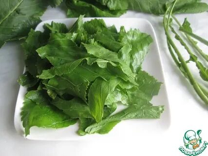 Маринованные листья хрена