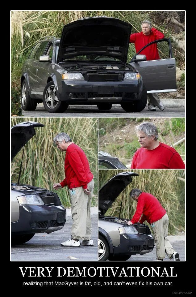 My father can fix his own car. My father can fix his own car
