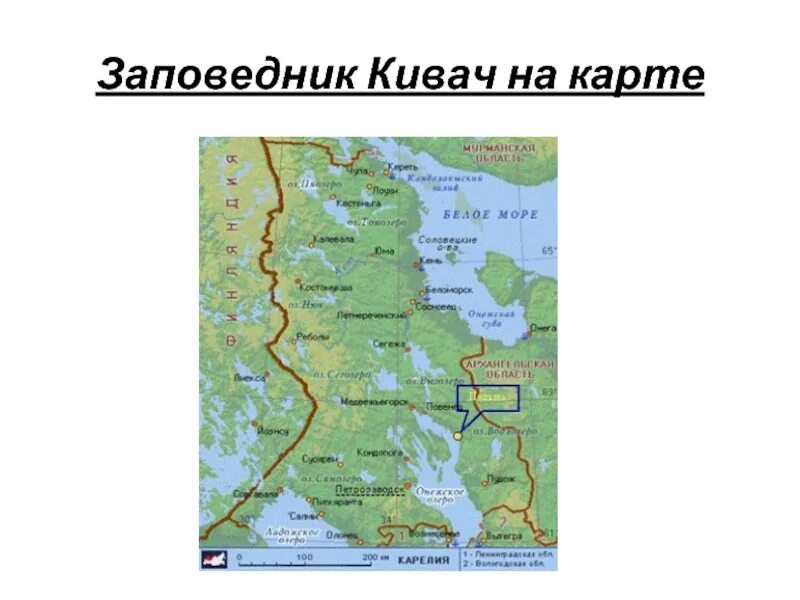 Основная мысль текста заповедник кивач. Заповедник Кивач на карте. Водопад Кивач на карте. Граница заповедника Кивач на карте Карелии. Границы заповедника Кивач на карте.