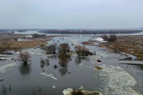 Разлив реки ока в алексине