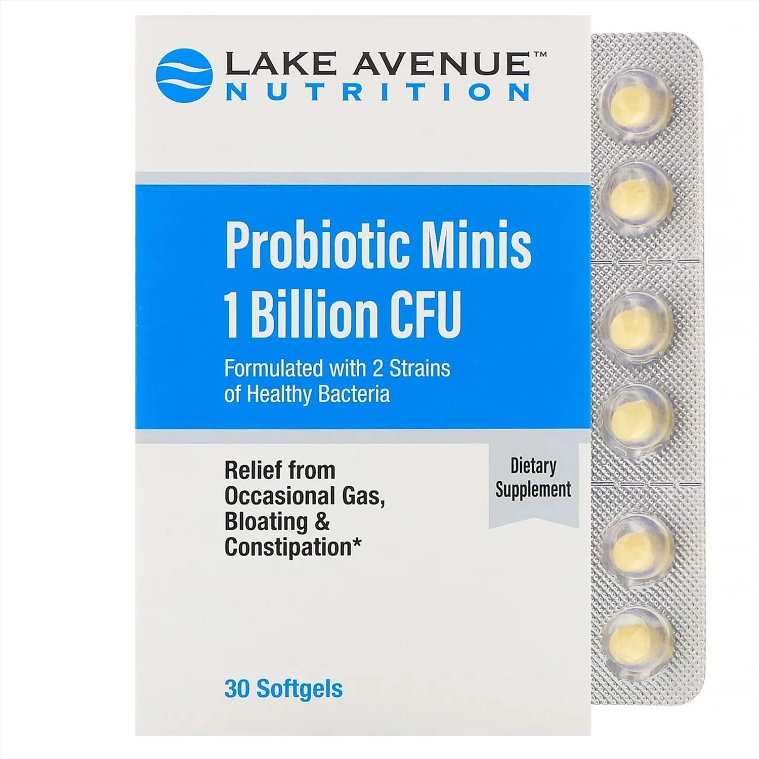 Lake Avenue Nutrition, Probiotic Minis, 2 strains of healthy bacteria, 1 billion CFU, 30 Mini Softgels. Lake Avenue пробиотик. Пробиотик дешевый. Healthybiom, Lactobacillus reuteri LRC С витамином d, 5 млрд кое, 60 растительных капсул.