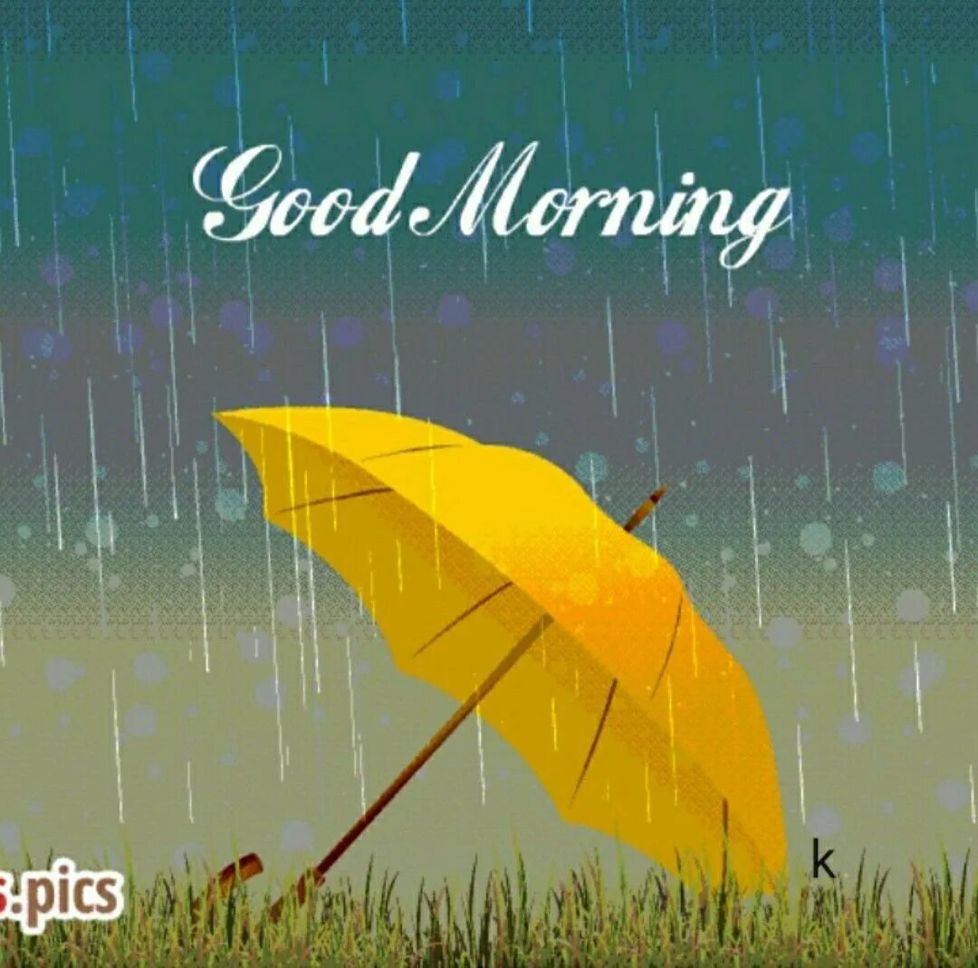 Доброе утро в дождливую погоду. Гуд Монинг дождь. Доброе дождливое летнее утро пятницы. Дождливое утро четверга. Дождливое утро анимация.