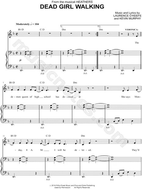 Dead girl walking reprise heathers. The happiest girl ноты для фортепиано. Dead girl walking heathers. Dead girl walking текст. Dead girl walking текст.