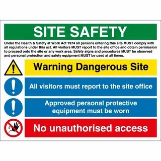 Site warning