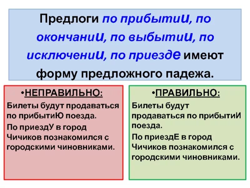 Предложение с предлогом по приезде. Предлоги по окончании по прибытии по приезде. Производные предлоги по прибытии. По прибытии по прибытию как правильно. По прибытии по приезде правило.