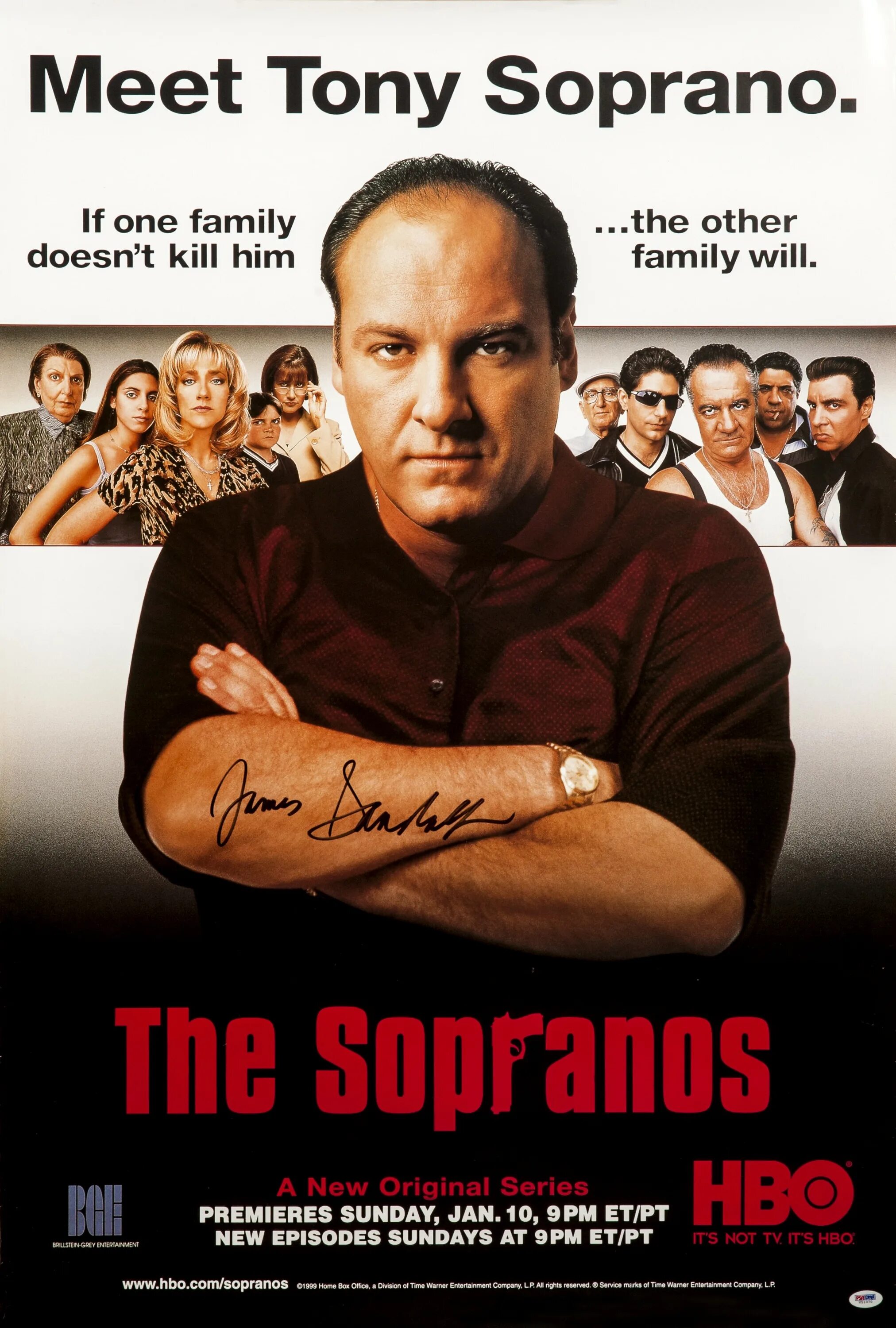 Сопрано цены. Sopranos 1999 Постер.