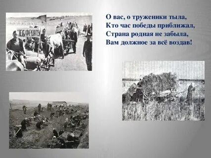 Женщины тыла стихи