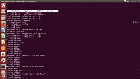 Sudo modprobe