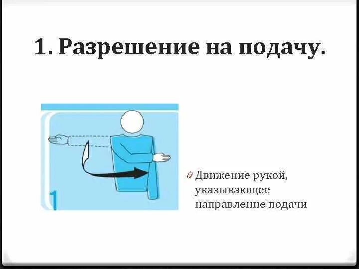 Разрешение подавать. Разрешение подавать