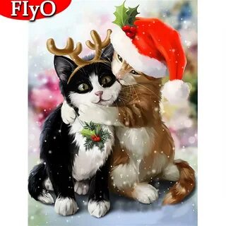 Котики с новым годом картинки