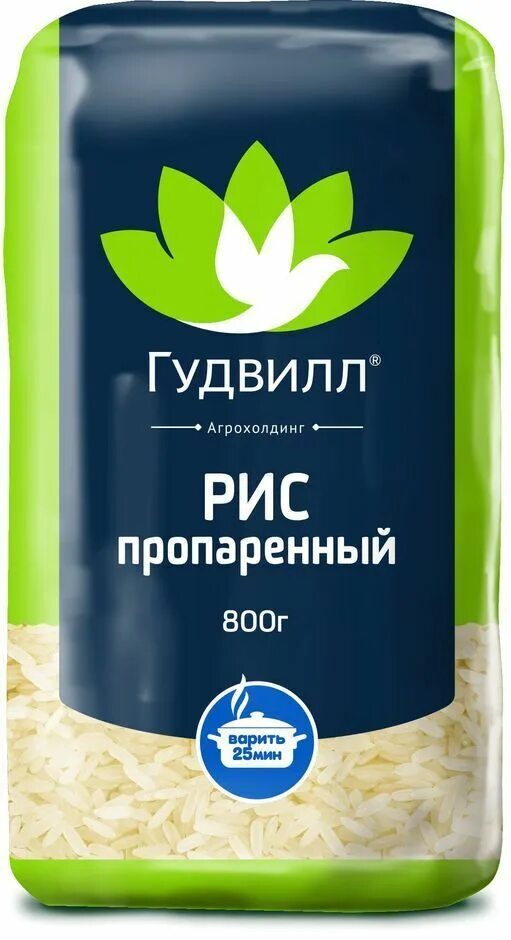 Крупа Гудвилл гречневая 800г. Крупа манная Гудвилл 700гр. Горох Гудвилл колотый 800гр. Пшено Гудвилл 800гр.