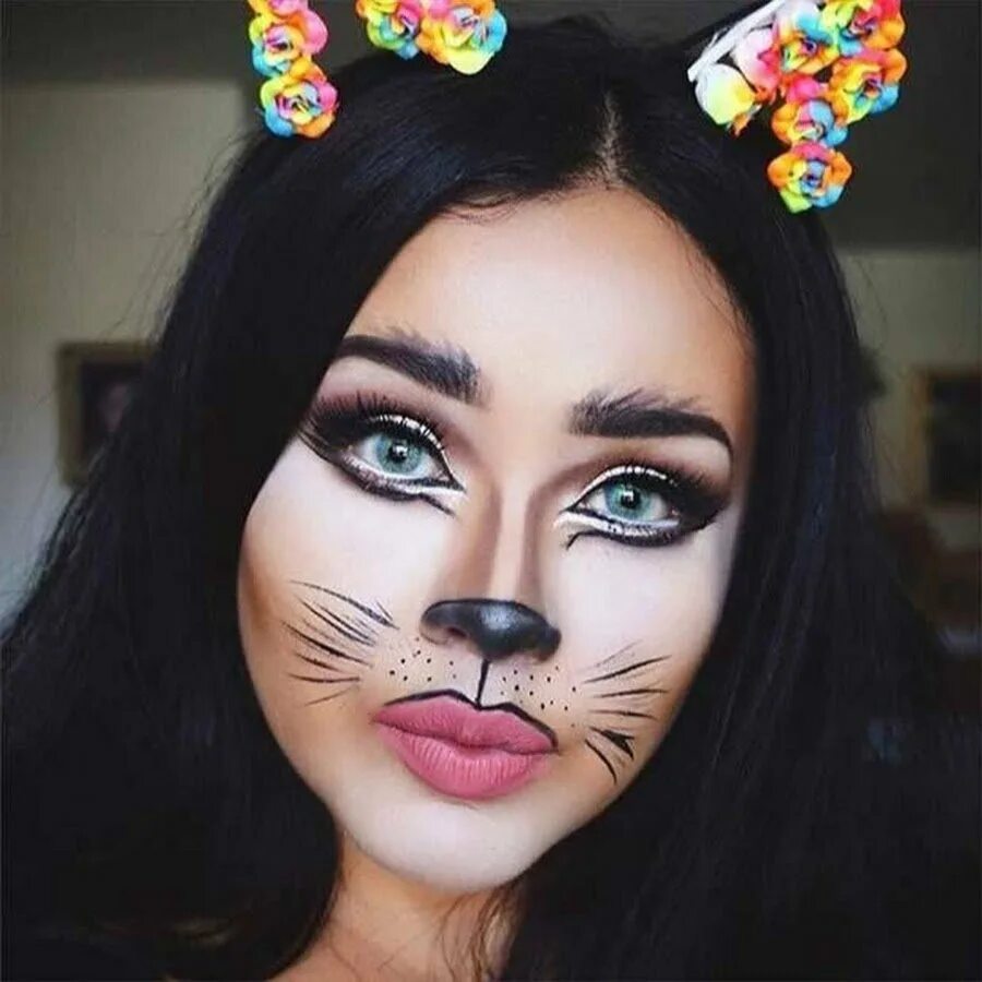 Образ кошки. Макияж кошки на Хэллоуин. Образ кота. Макияж для костюма кошки. Гримм кота.