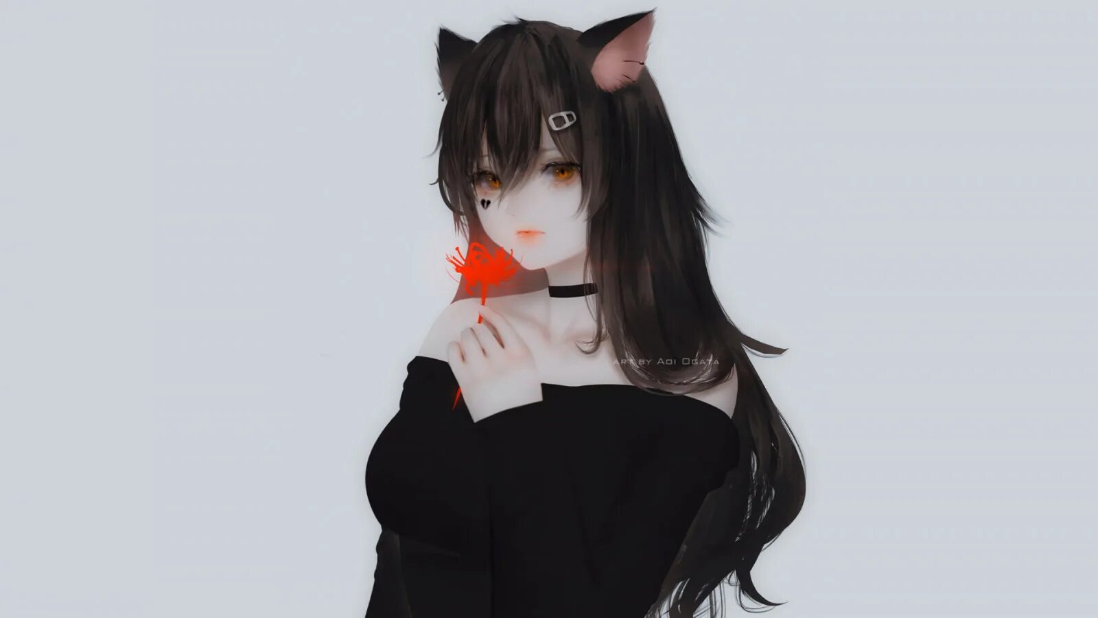 Cat ears girl. Nekochan. Cat ears girl. Ушки кошачьи на заколках. Cat ears girl.