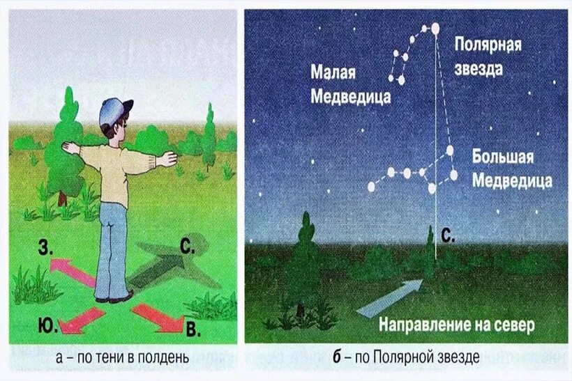 Определение севера