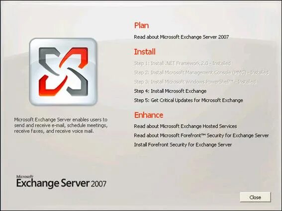 Ошибка при входе на сервер exchange. Microsoft exchange server. microsoft exchange server установка. windows server 2007. ingtal.