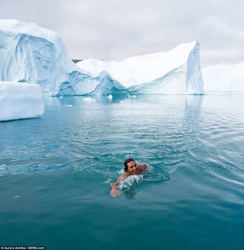 Гренландия океан. Арктические воды. Купание в Ледовитом океане. Купание в Северном Ледовитом океане.