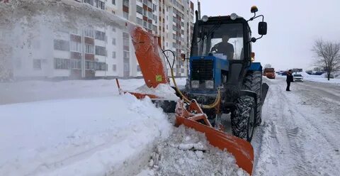 Снегопад уборка снега