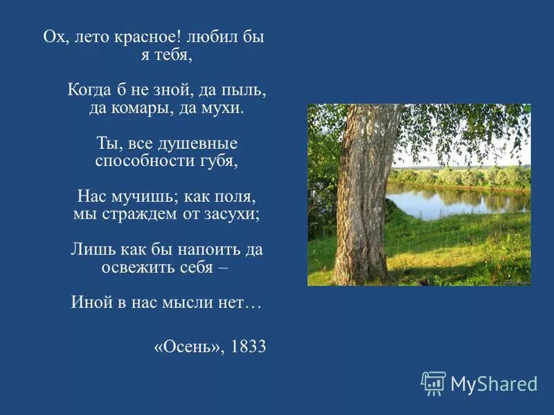Полюбил бы я зиму да. Пушкин лето красное. Ох лето красное любил бы я тебя. Пушкин Ах лето красное.