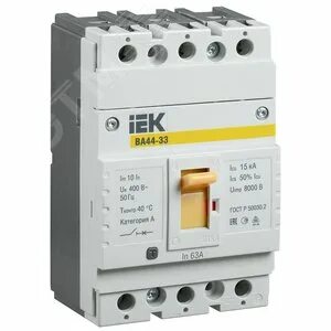 Автоматический выключатель iek 63а 3p