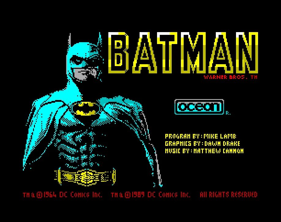 Игра Batman ZX Spectrum. Загрузка ZX Spectrum. Бэтмен игра на Спектруме. ZX Spectrum запуск игр. Загрузка спектрум