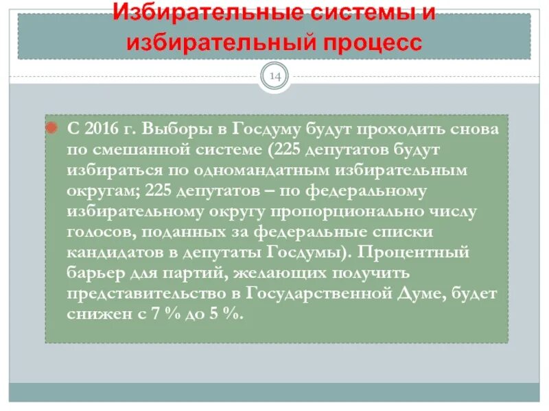 Какой избирательной системе избираются