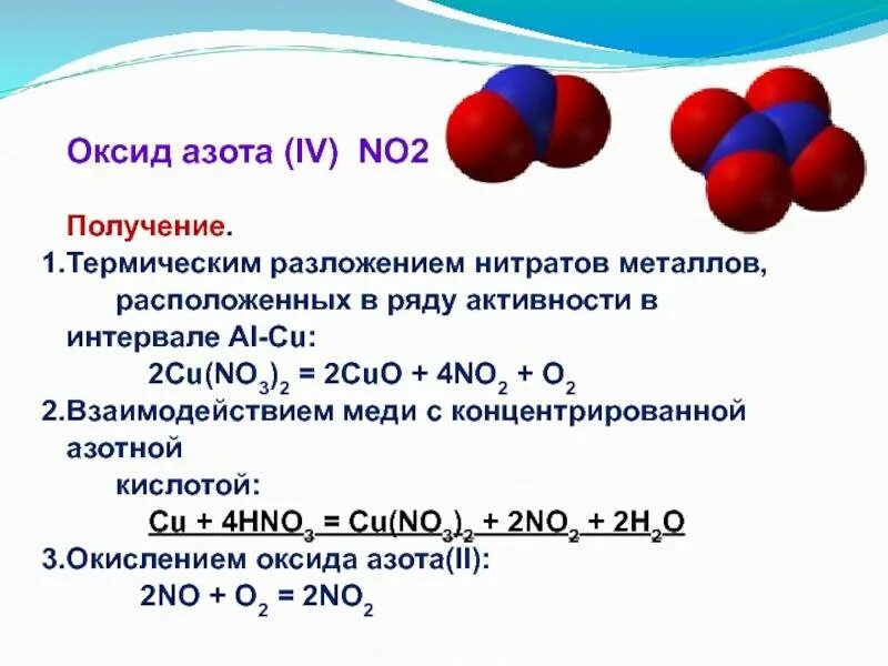 Оксид азота 4 какая кислота. Оксид азота 4 какая кислота