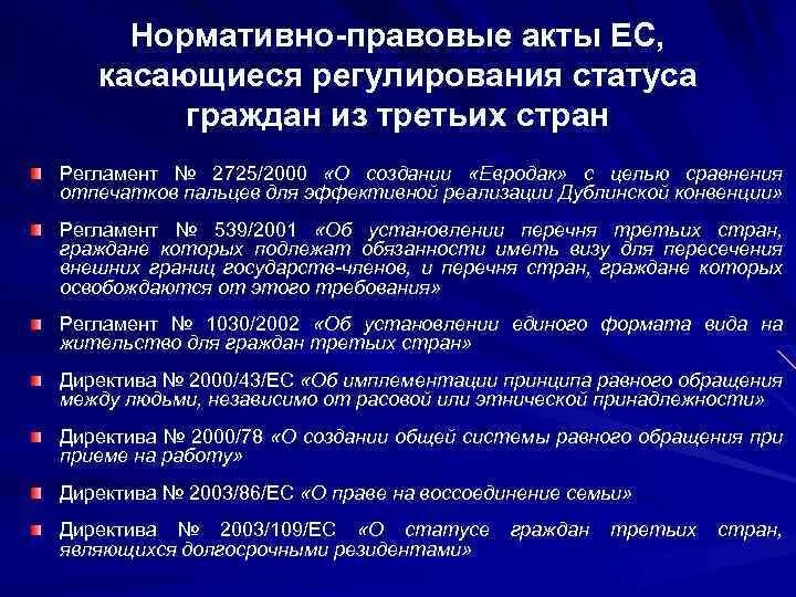 Нормативно-правовые акты ЕС. Правовые документы ЕС. Акты ЕС. Правовое регулирование ЕС.