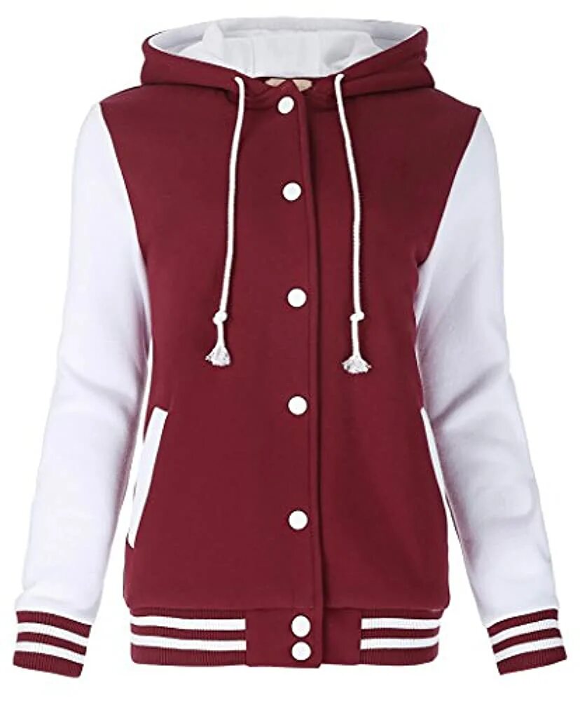 Куртка с капюшоном на кнопках. Куртка varsity jacket женская. varsity jacket с капюшоном. baseball jacket женская.