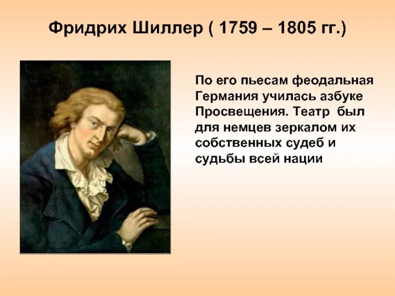 Основные идеи фридриха шиллера