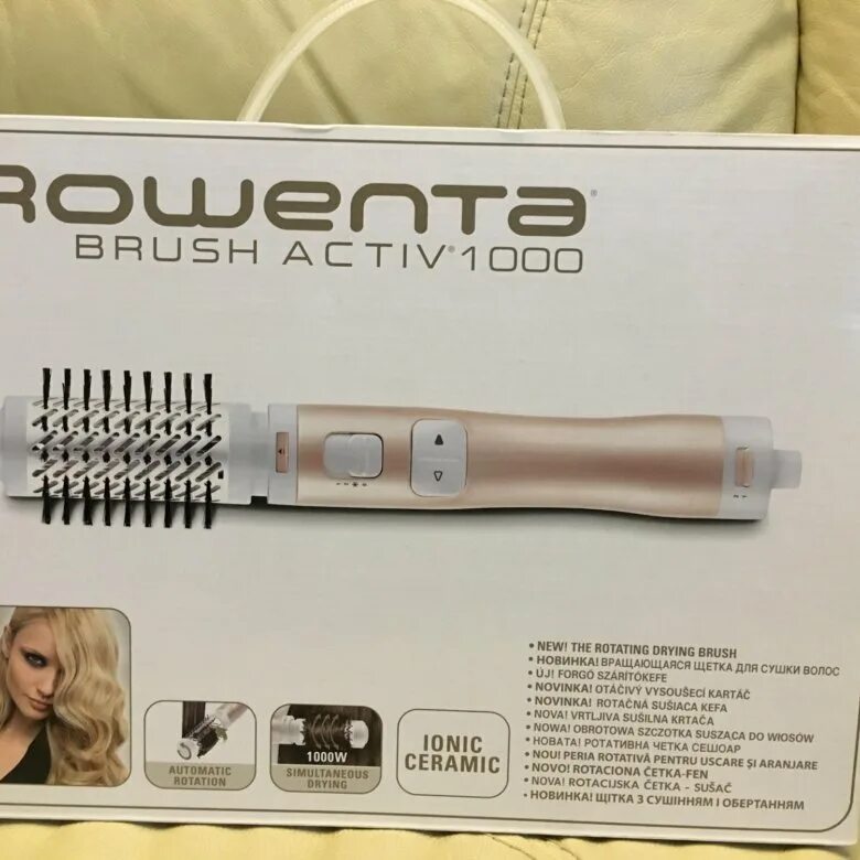 Фен щетка для волос rowenta brush