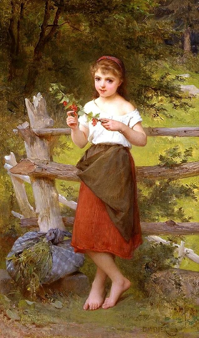 E mile. Художник Emile Munier 1840 1895.