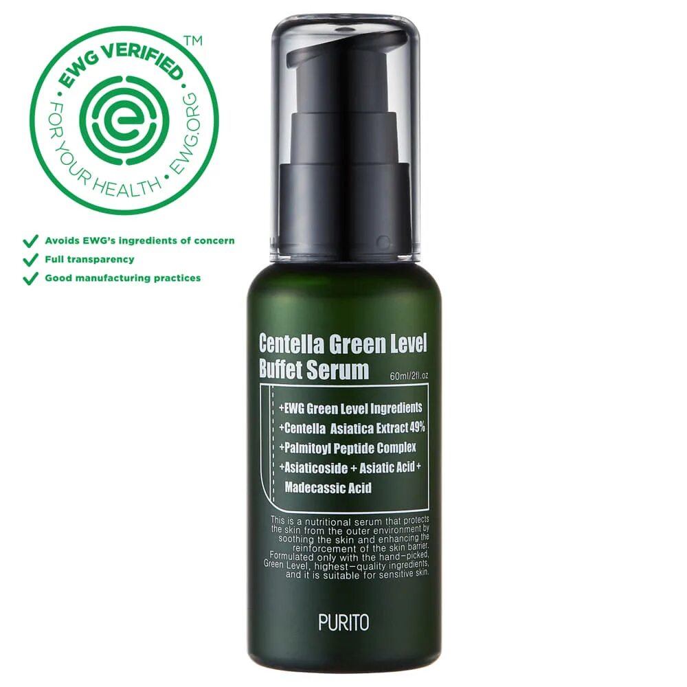 Purito Centella Green Level Buffet Serum 60ml. Purito сыворотка Purito Centella Green Level Buffet Serum 60ml. Purito сыворотка Purito Centella Green Level Buffet Serum(Sample). Сыворотка для лица Purito с центеллой Centella Unscented Serum.