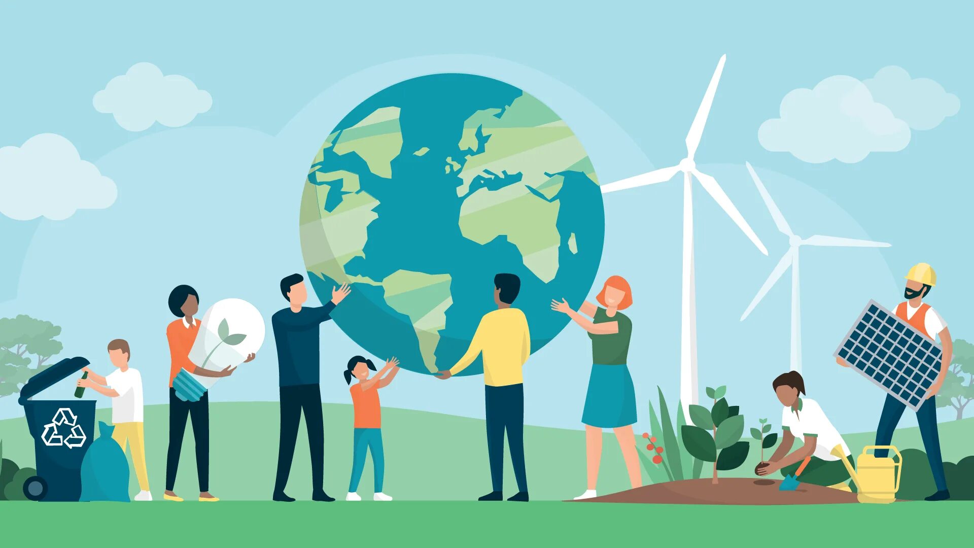 All people are response for the environment