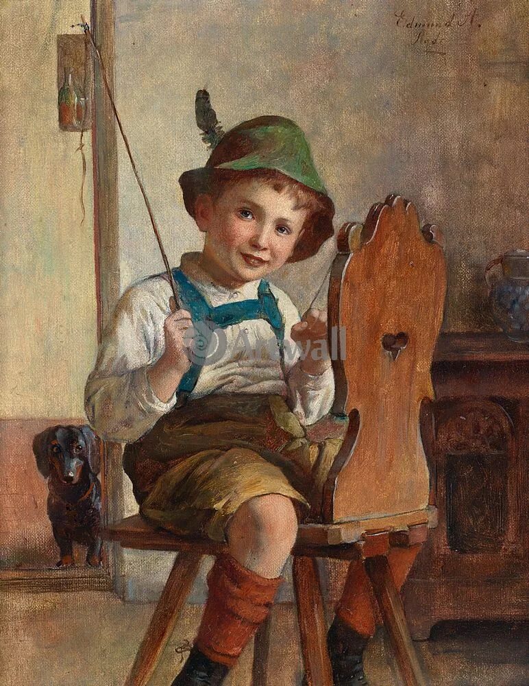 Картина художника мальчик. Австрийский художник Edmund Adler (1876-1965). Эдмунд Адлер (Edmund Adler), 1876 - 1965. Художник Edmund Adler дети. Эдмунд Адлер мальчик играющий в лошадку.