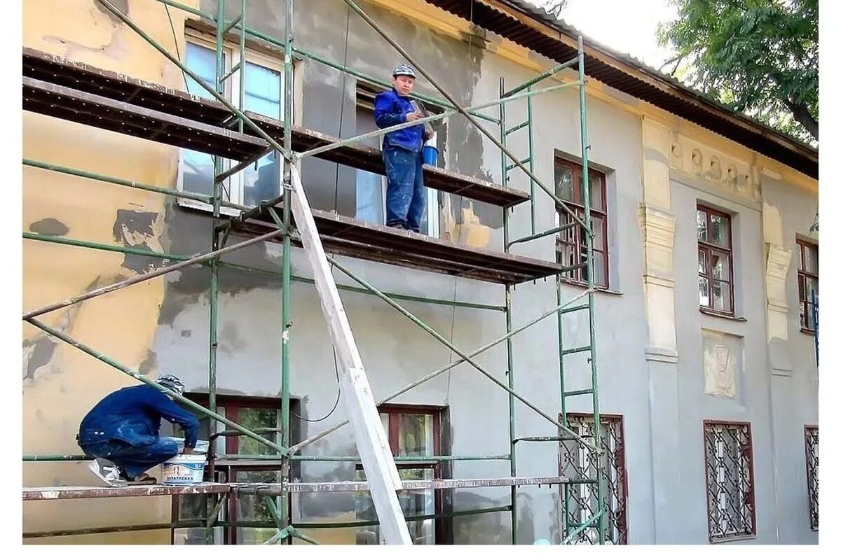 Ремонт фасада частного дома своими руками: подготовка к работе