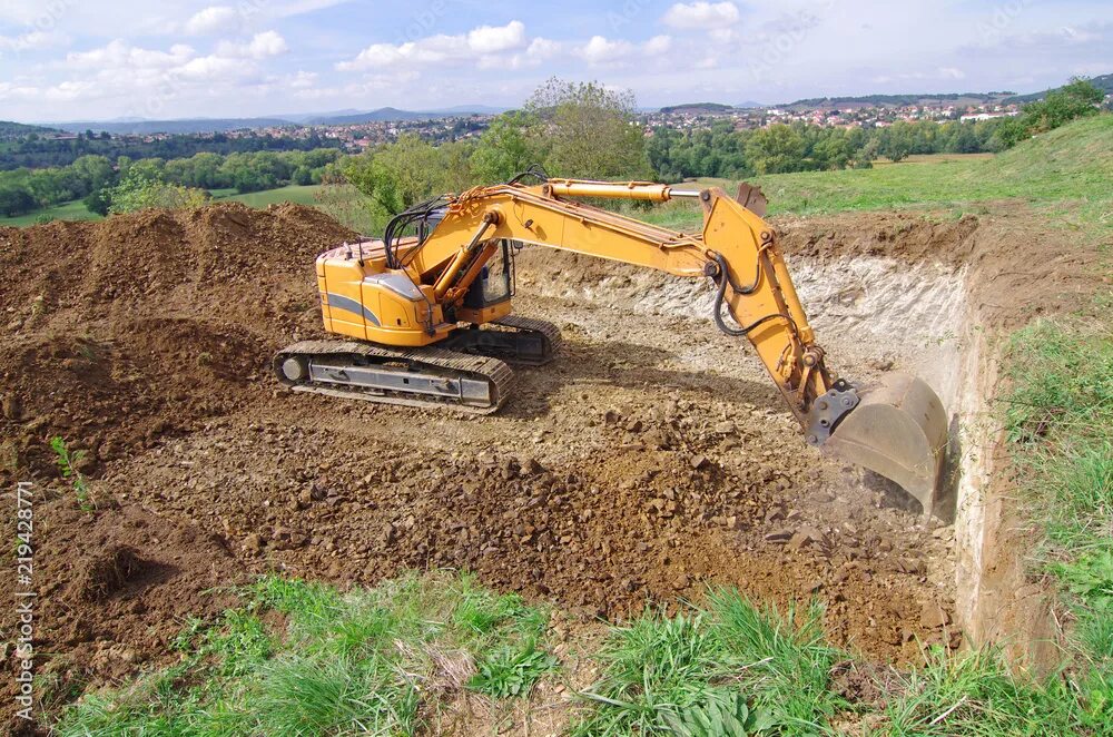 Excavation 1.20 1. Terrassement. dig soil. excavating machinery. excavation of earth with transport machines..