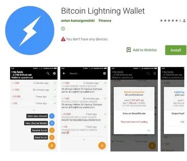 Lightning wallet