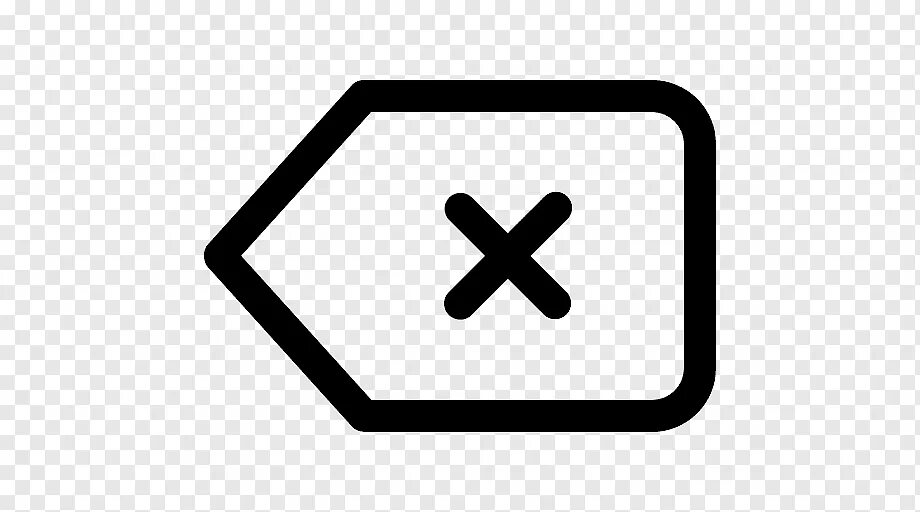 Удалить заданный символ. Значок backspace. значок стирания. крестик иконка. символ delete.