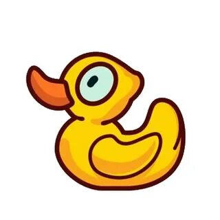 Стикер утенок